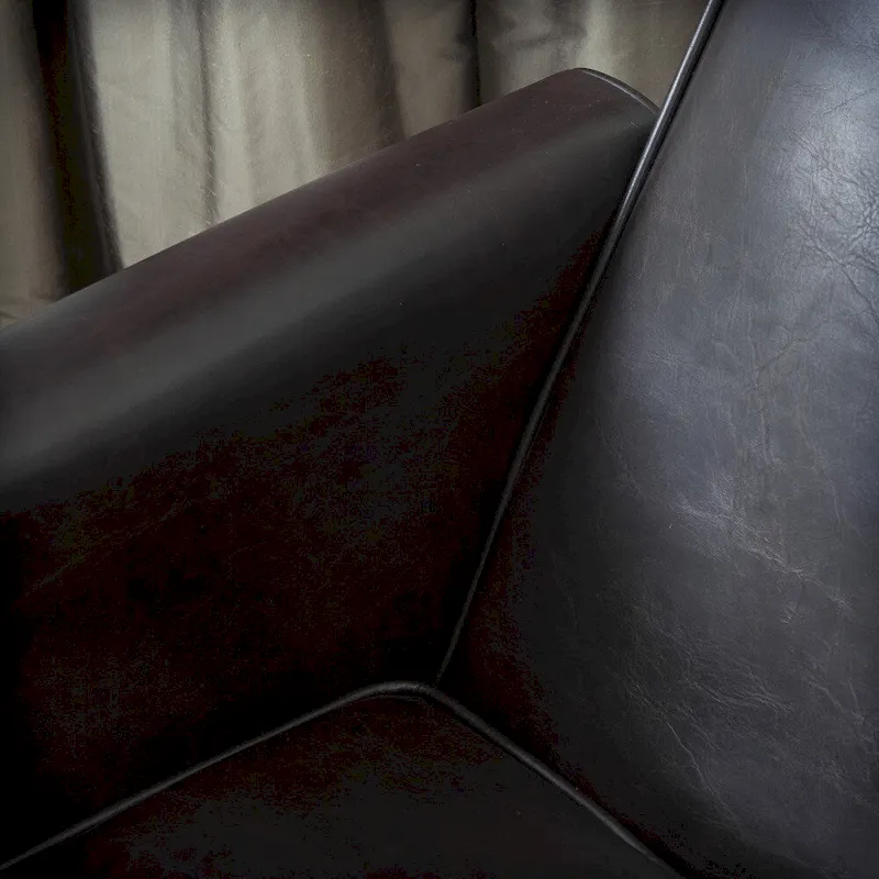 Darvis Black Bonded Leather Recliner Club Chair by Christopher Knight Home