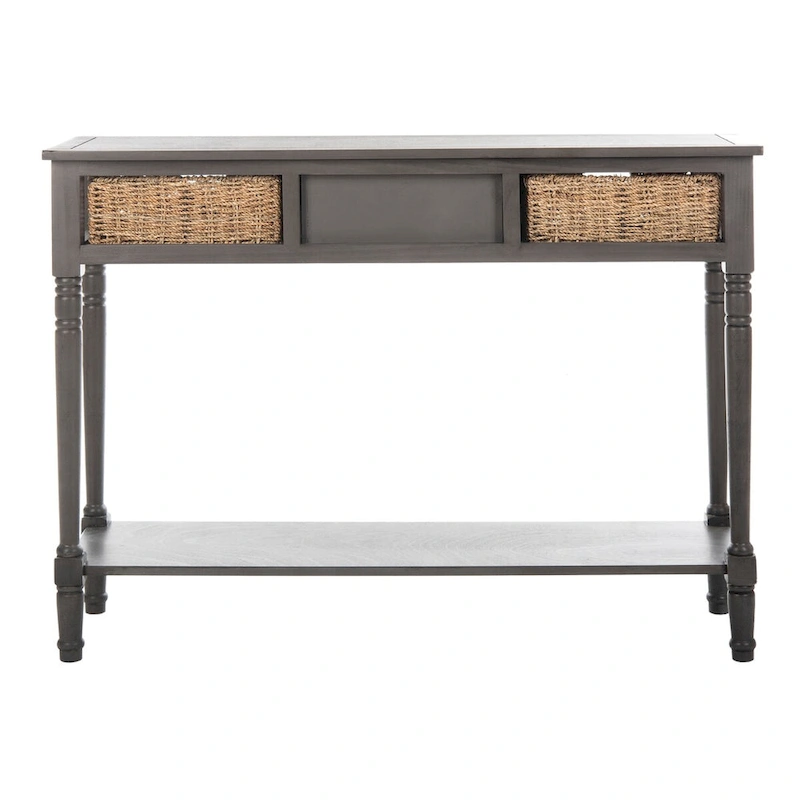SAFAVIEH Edyth Grey Console - 44.5  x 13.4  x 31.5  - 45Wx13Dx32H