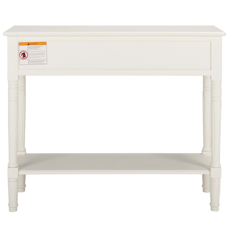 SAFAVIEH Camilla Grey 2-Drawer Console Table - 35.8 x 13.8 x 29.5 - 36Wx14Dx30H