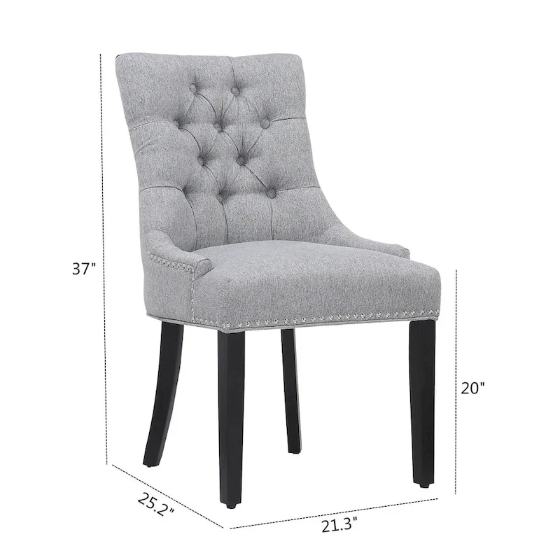 Grandview Tufted Dining Chair (Set of 2) Upholstered