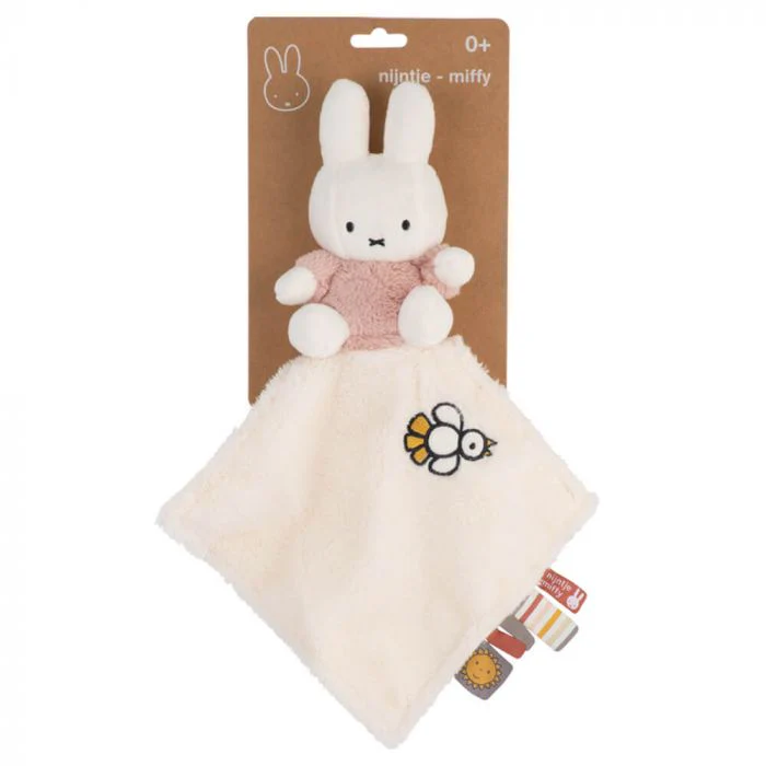 MIFFY FLUFFY CUDDLE CLOTH PINK 24cm