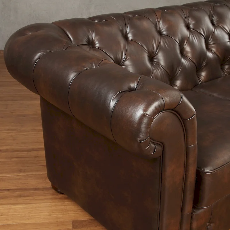 Knightsbridge Tufted Chesterfield Loveseat by iNSPIRE Q Artisan