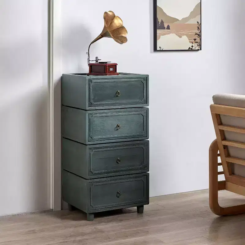 Oddone 2 - Drawer end table Set of 2 With Modular Design| ART OF LIVING DESIGNS
