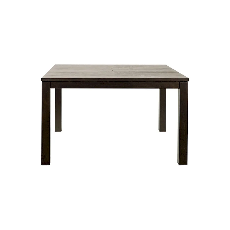 Modern Wood Counter Height Kitchen Dining Table, Black - Large