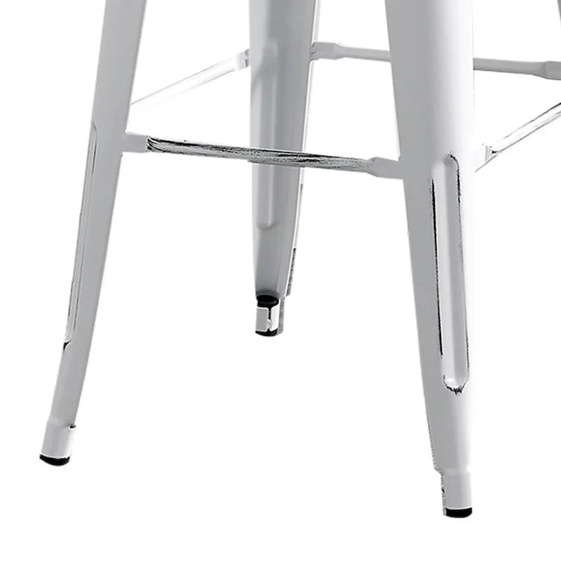 AC Pacific 30 Inch Metal Barstool Set of 2