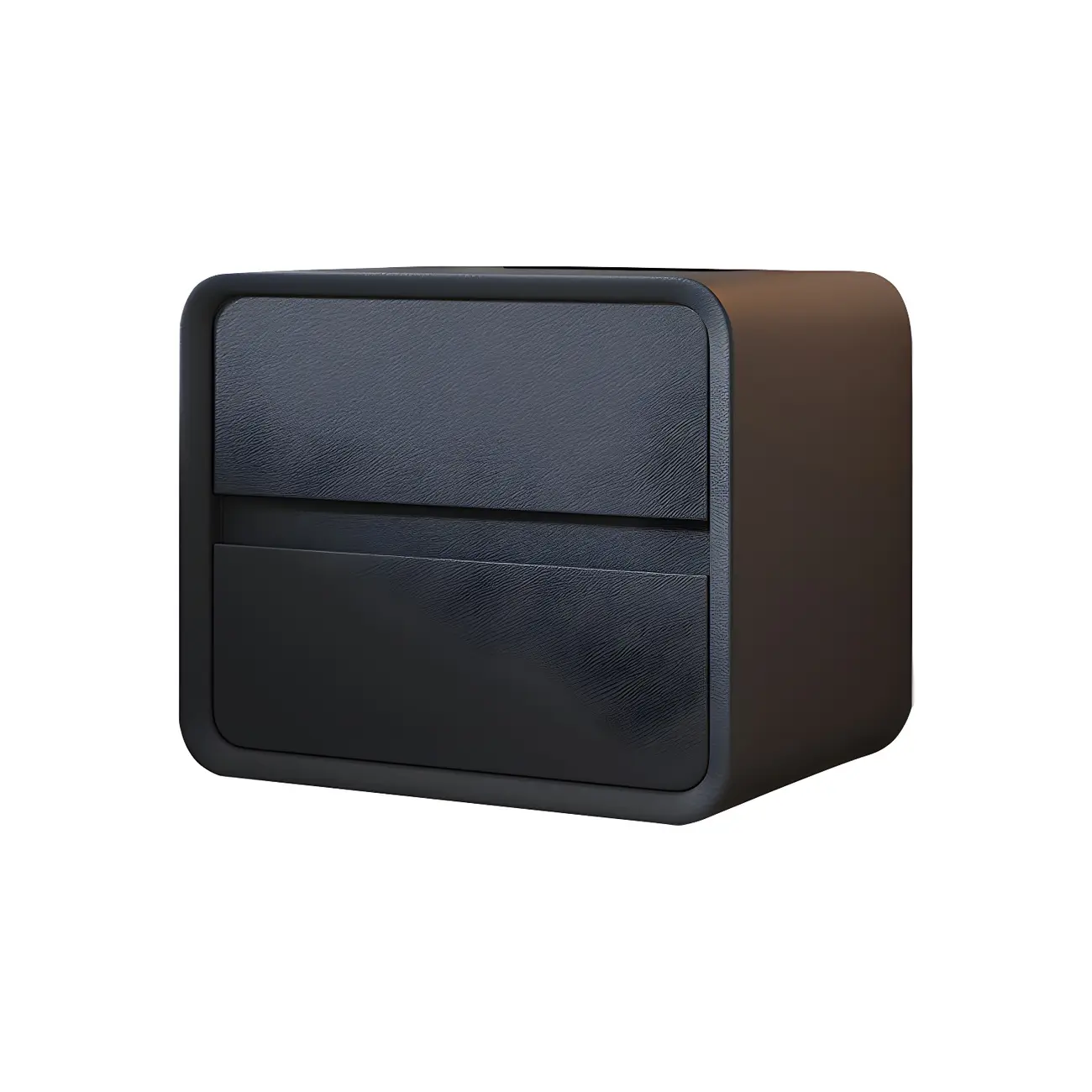 Scandinavian Wood Narrow Bedside Cabinet