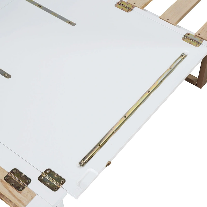 Queen Murphy Bed with Cabinet Design, Multi-Functional, 400lb Capacity