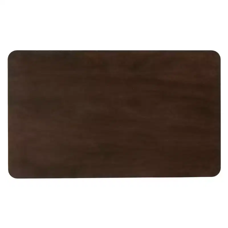 Brown Rectangular Dining Table, Trestle Style, Seats 4