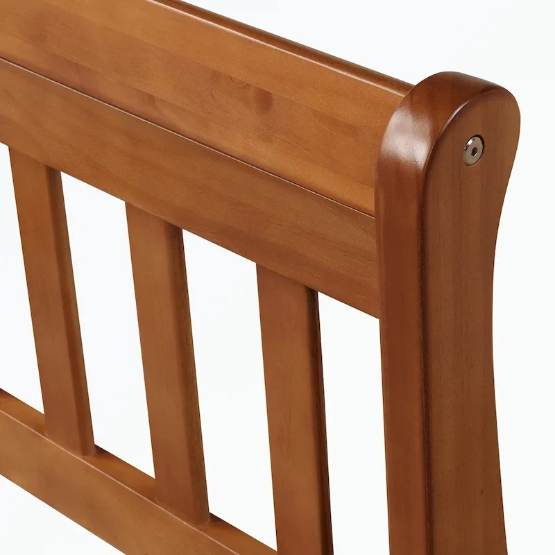 Wood Platform Bed with Headboard/Footboard/Wood Slat Support