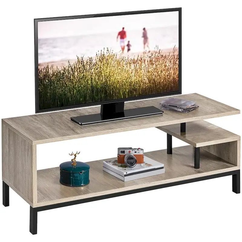 Yaheetech Wooden Small Space TV Stand for Living Room
