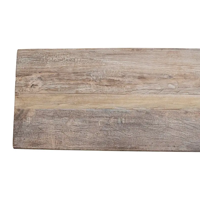 Reclaimed Wood Console Table with Distressed Bleached Finish - 72.0L x 13.0W x 32.0H