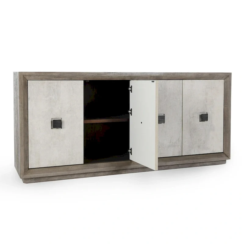 Denver 80 Distressed Gray Sideboard Buffet