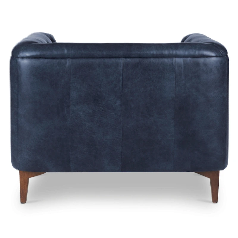 Poly & Bark Essex Lounge Chair - Full Grain Genuine Italian Leather