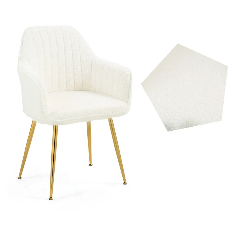 AVAWING Accent Arm Chairs Set of 2 Upholstered Velvet Dining Chairs