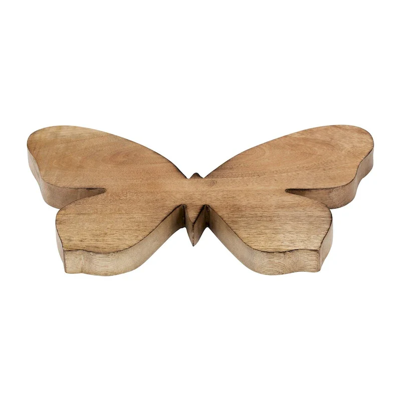 Sagebrook Home Wooden Butterfly Statue