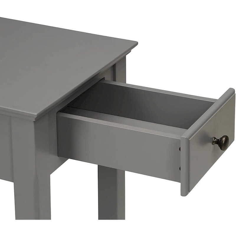 Wooden Side Table with 1 Drawer