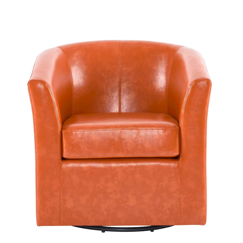 Daymian Swivel Club Chair by Christopher Knight Home - 29.00 D x 30.20 W x 30.50 H