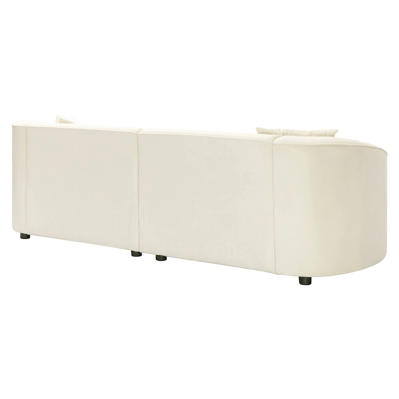 Christopher Knight Home - Allegra Sculptural 87 Curved Sofa