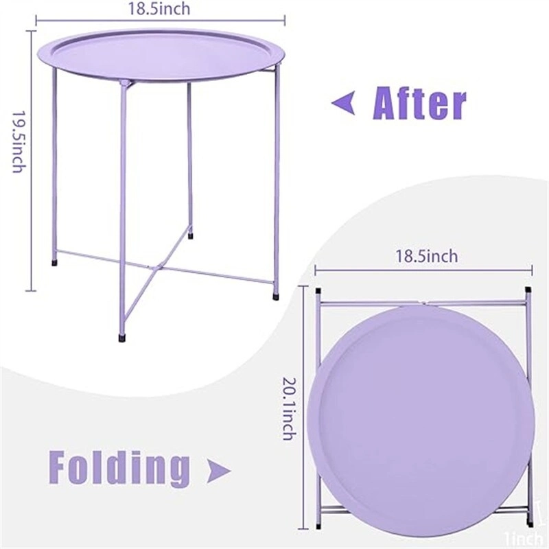 Tray Metal Side Table