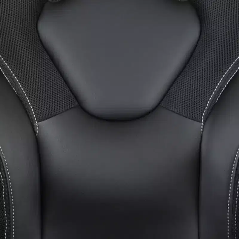 Flash Furniture Gaming Desk and Racing Chair Set with Cup Holder, Headphone Hook & 2 Wire Management Holes