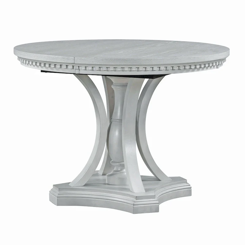 Nestfair Retro 5-piece Dining Set with 4 Chairs and Extendable Table