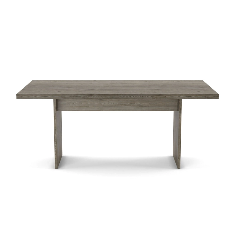 Amisco Jeffrey 72 Table and Perry Chairs 7-Pieces Dining Set