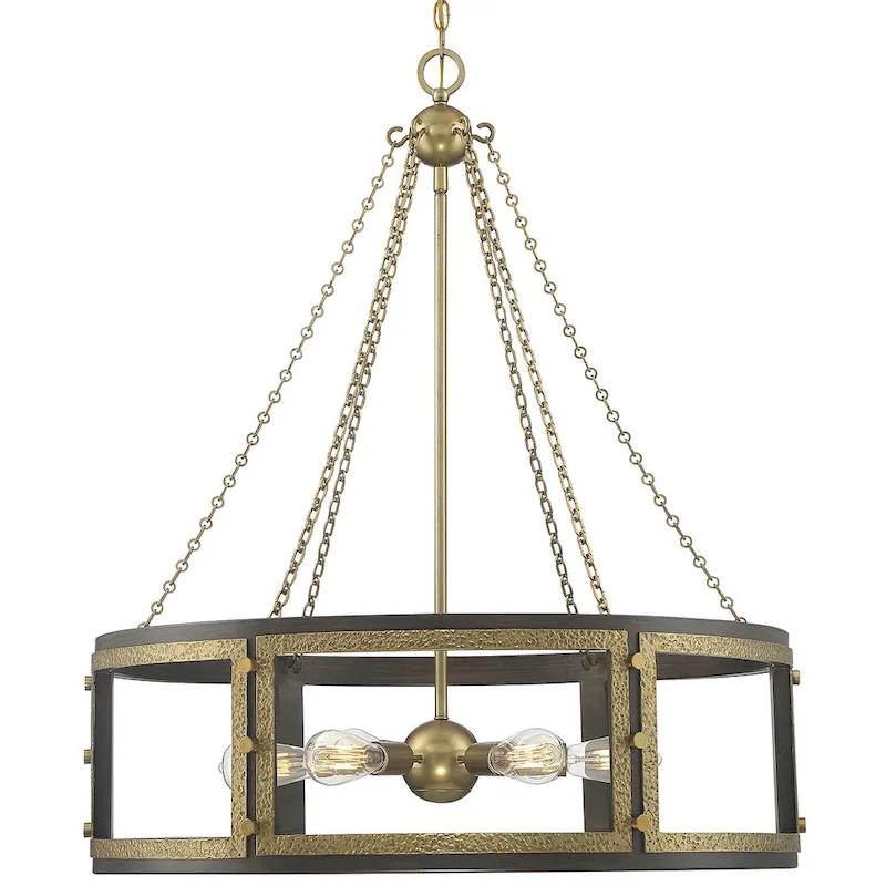 Savoy House Lakefield 6 Light 34  Wide Suspension Pendant