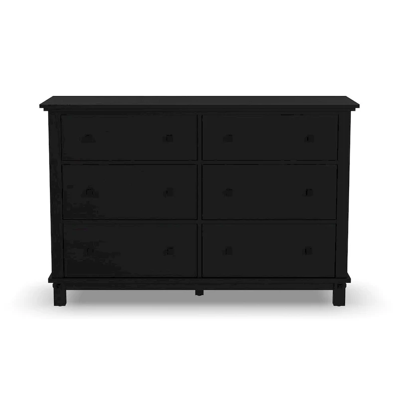 Oak Park Black Wood Dresser