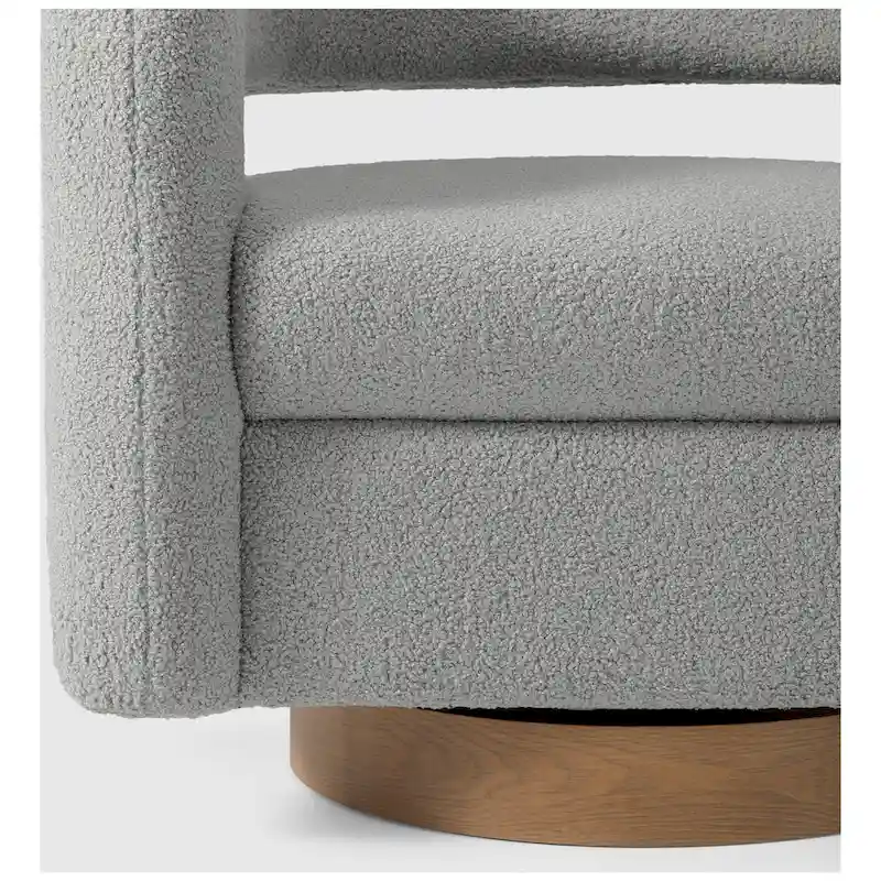 Bayville 29 Wide Sherpa Swivel Chair (Set of 2)