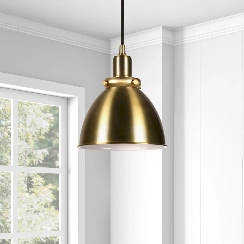 Madison pendant in Brass