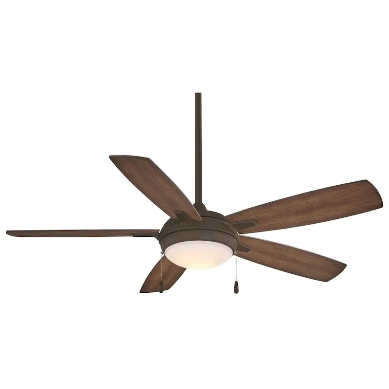 Minka Aire Lun Aire Oil Rubbed Bronze 5 Blade 54 Inch LED Ceiling Fan