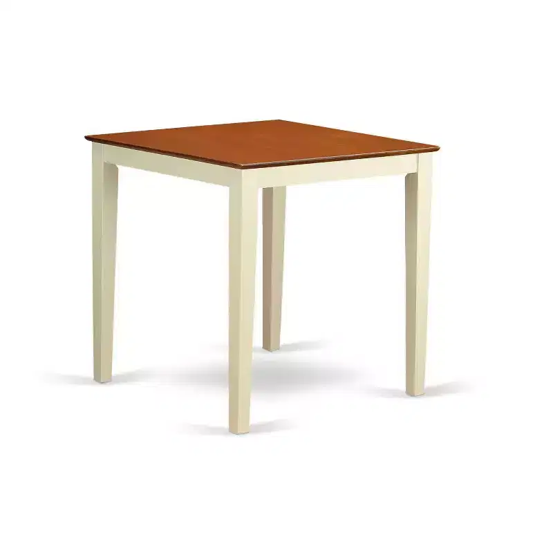 Kitchen Counter Table - 5 Piece Dining with Chairs - 36x36 Inch - Modern Design