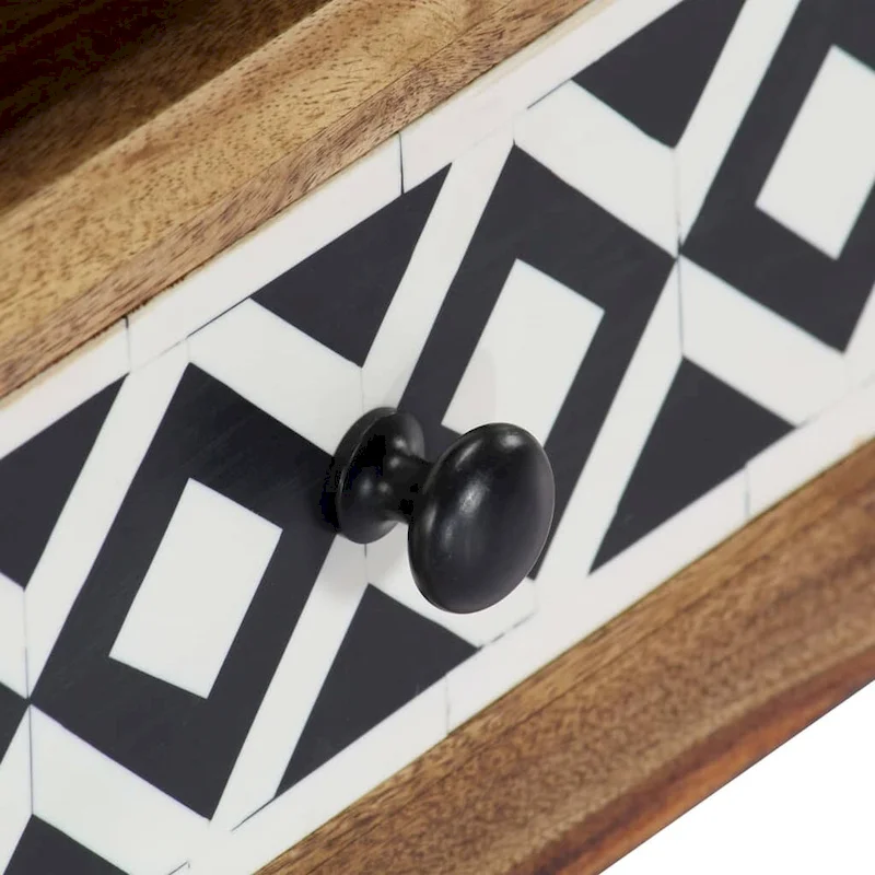 vidaXL TV Stand 47.2x11.8x15.7 Solid Wood Sheesham