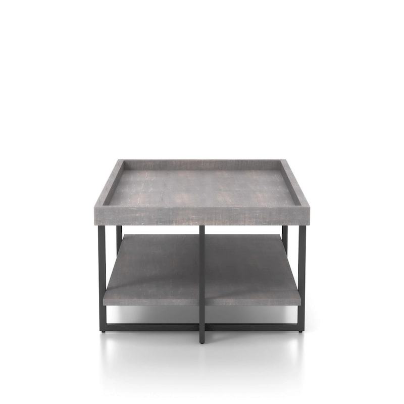 Damara Transitional 47-inch Metal 1-Shelf Coffee Table by Furniture of America