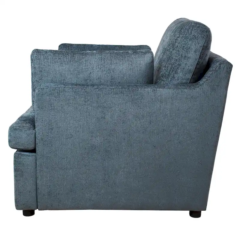 Naro Modern Fabric Accent Chair with Removable Cushion by Christopher Knight Home