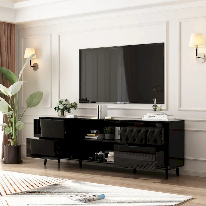 Electric Fireplace TV Stand Entertainment Center Remote Control