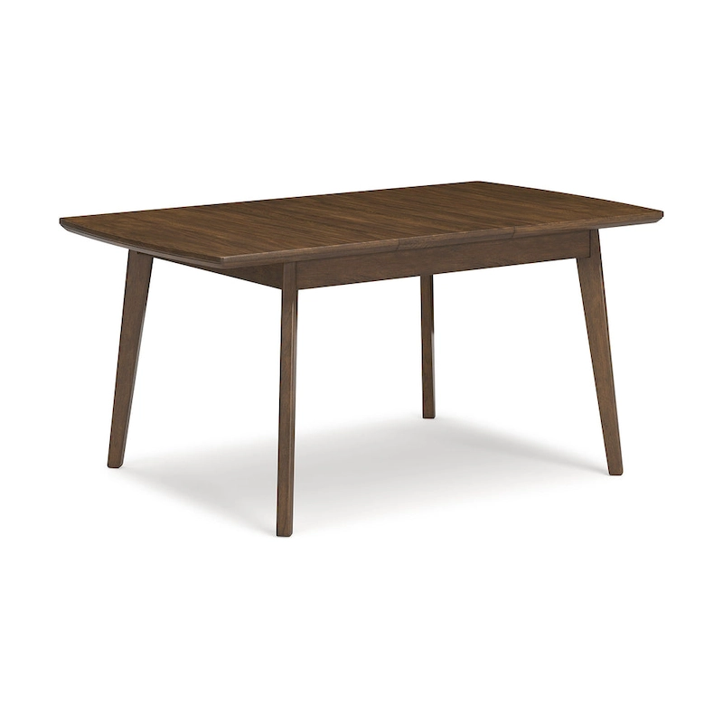 Signature Design by Ashley Lyncott Brown Rectangular Dining Butterfly Extension Table - 36
