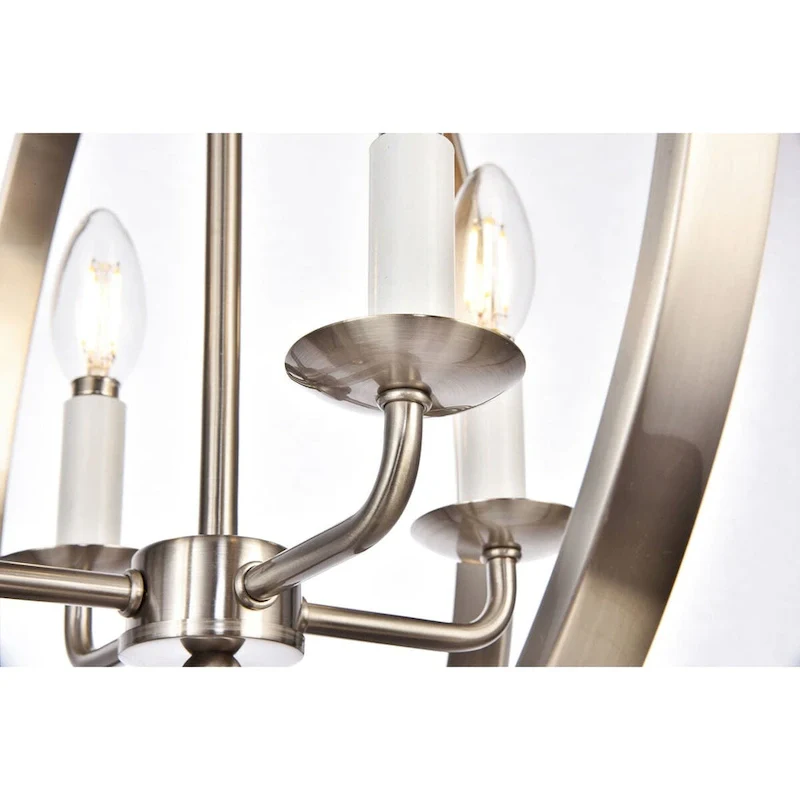Elegant Lighting Marlow 4 Light 18  Wide Taper Candle Pendant
