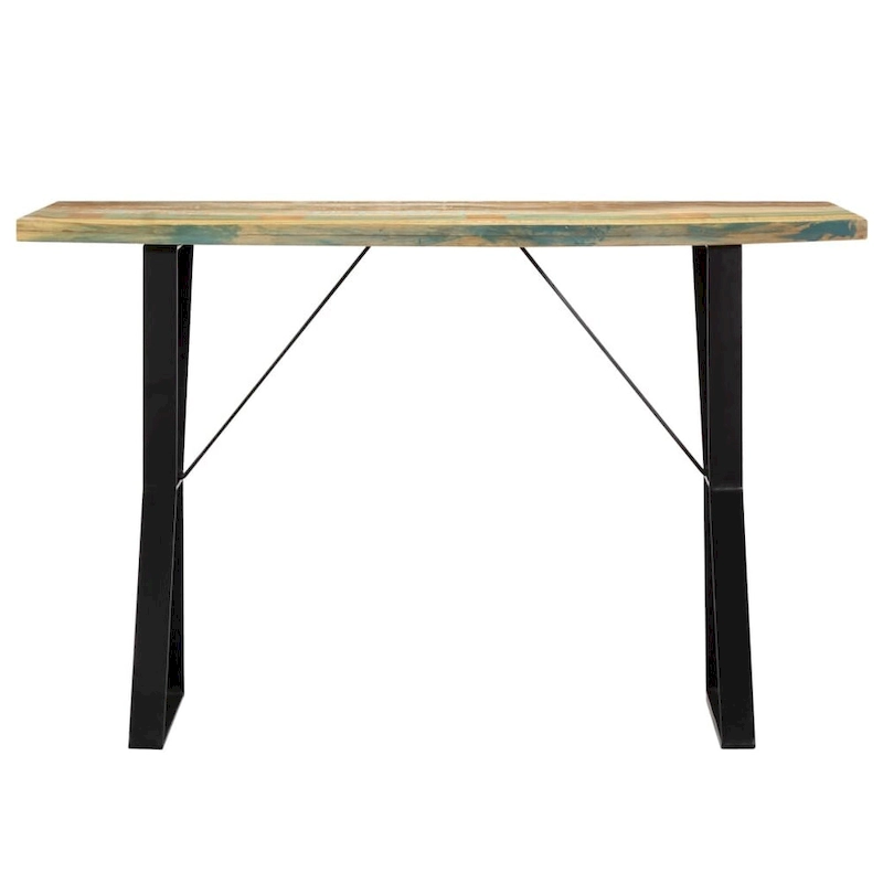 vidaXL Dining Table 47.2x23.6x29.9 Solid Reclaimed Wood - 47.2 x 23.6 x 29.9