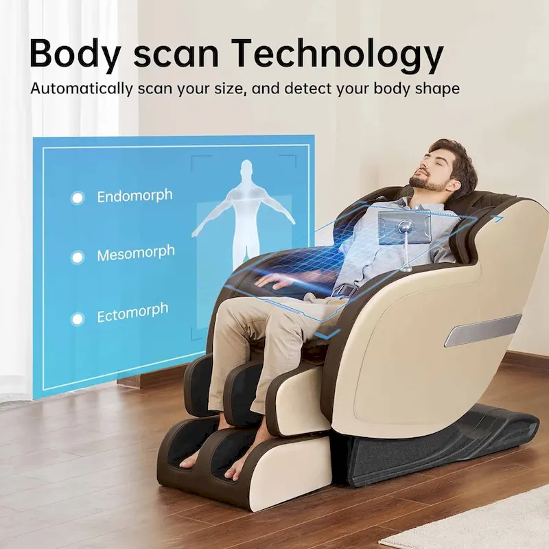 Full Body Zero Gravity Massage Chair with SL Track, Body Scan and App Control