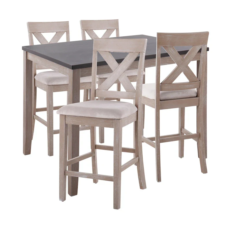 The 5-Piece Counter Height Dining Set