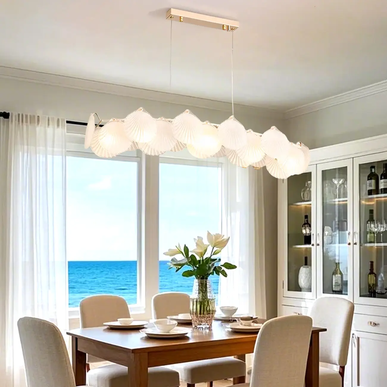 Elegant Modern Geometric LED Pendant Light