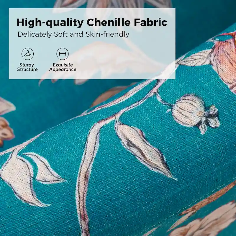 Erkenbald Modern Slipcovered Swivel Chair with Removable Cushion by HULALA HOME