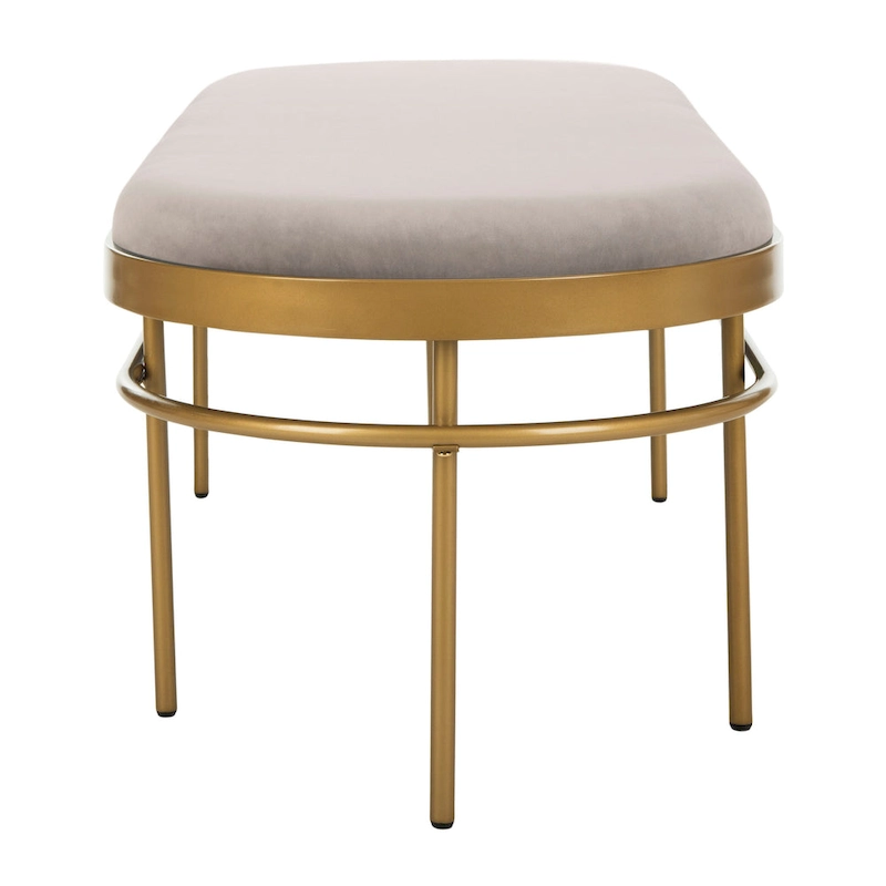 SAFAVIEH Omie Oval Bench - 63 x 22 x 20 - 63Wx22Dx20H