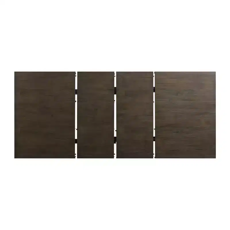7pc Jasper Extendable Dining Table & Six Upholstered Side Chairs Toasted Walnut - Picket House Furnishings