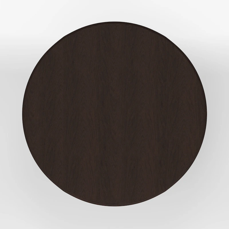 42 Wood Pedestal Base Double Drop Leaf Dining Table