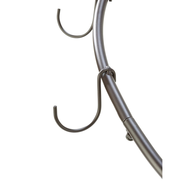 Brown Metal Classic Spiral Purse Tree