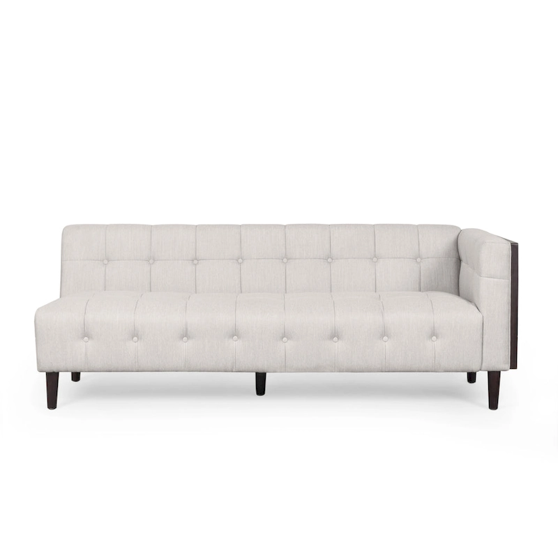 Clermont Mid-century Tufted Sectional Sofa by Christopher Knight Home - 114.00  L x 114.00  W x 30.75  H