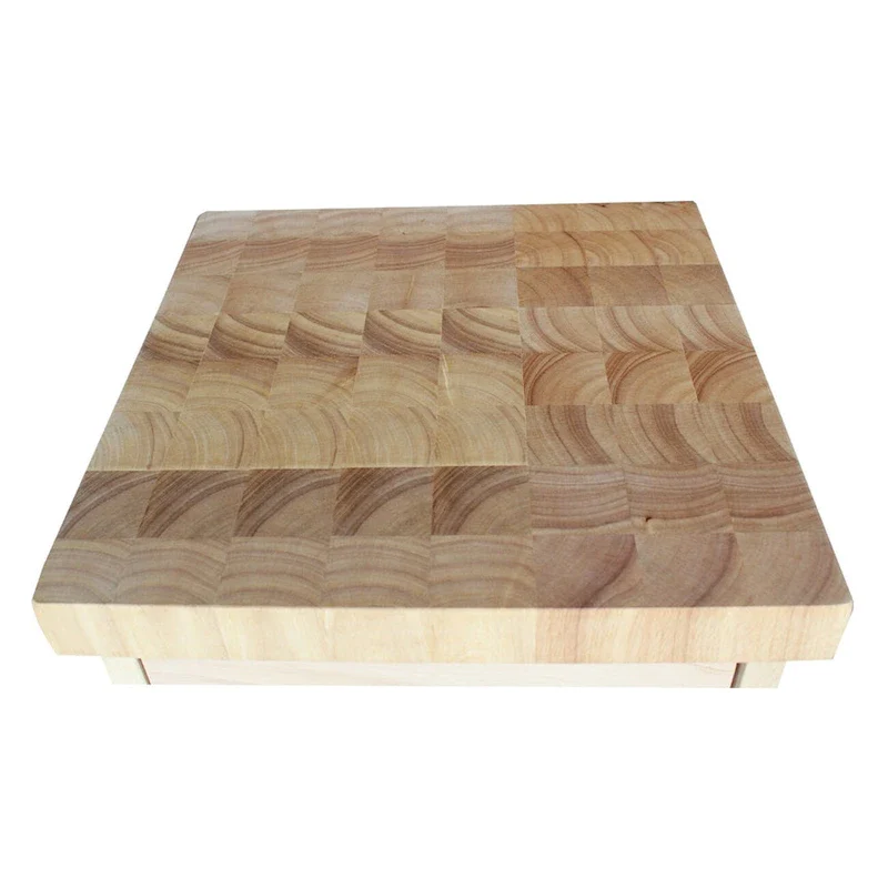 Estelle Unfinished Solid Parawood Kitchen Trolley