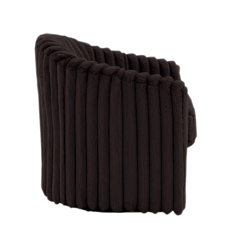 Single Sofa Armchair Swivel Barrel Chair (Set of 2)